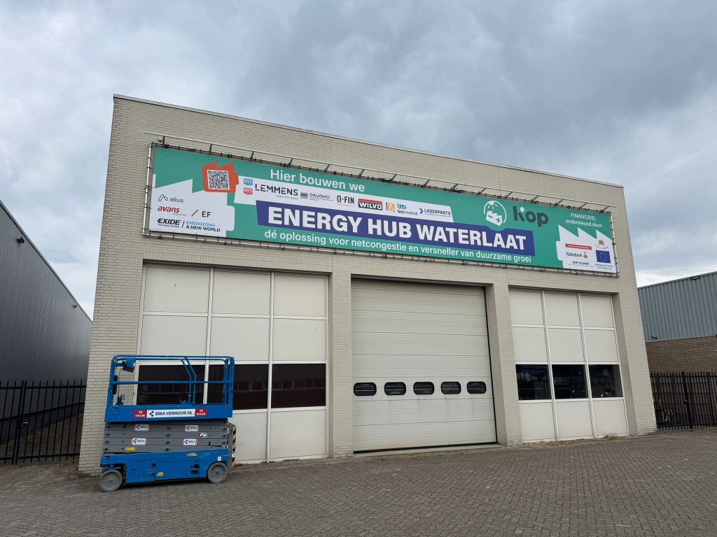 Energy Hub Waterlaat Bergeijk geveldoek